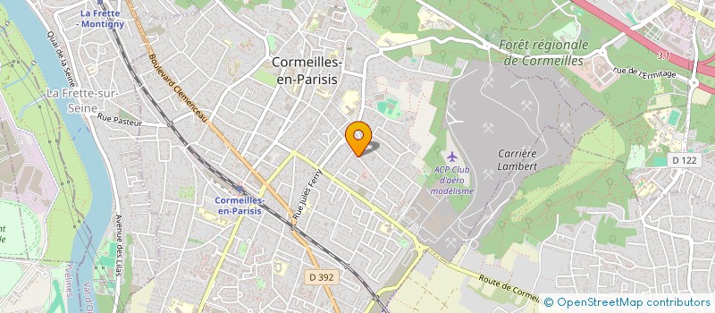 localisation de l'entreprise CERCLE CULTUREL PLAISIR DE CONNAITRE à CORMEILLES-EN-PARISIS