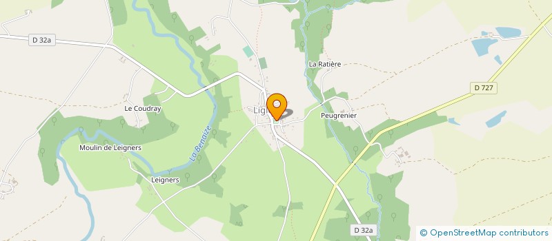 localisation de l'entreprise CERCLE CULTUREL RURAL  BRIGUEIL-LE-CHANTRE