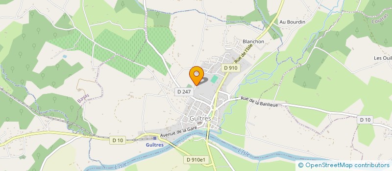 localisation de l'entreprise CERCLE CULTUREL VIET VO DAO DE GUITRES  GUITRES