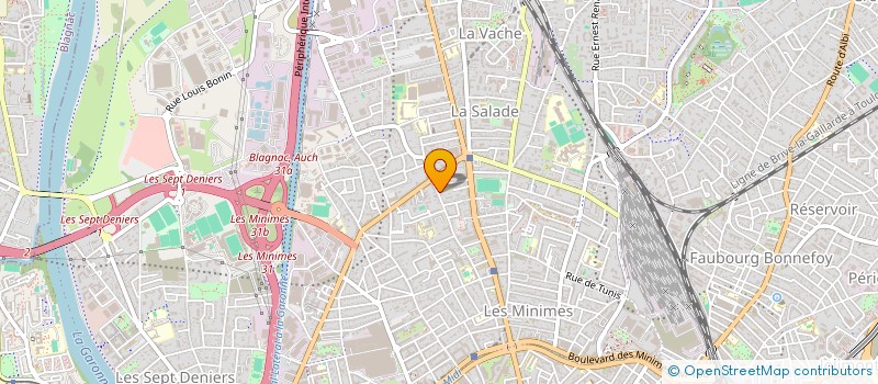 localisation de l'entreprise CERCLE CULTURISTE TOULOUSAIN à TOULOUSE