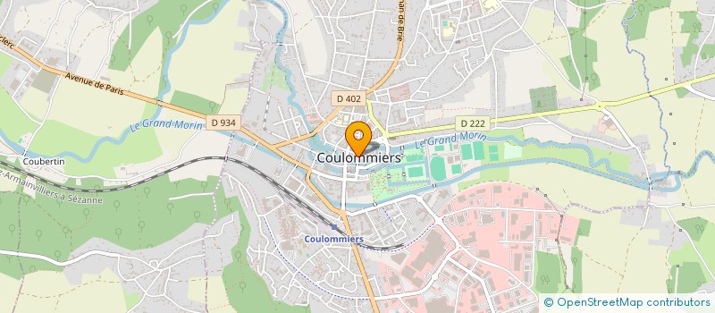 localisation de l'entreprise CERCLE CYCLISTE DE COULOMMIERS à COULOMMIERS