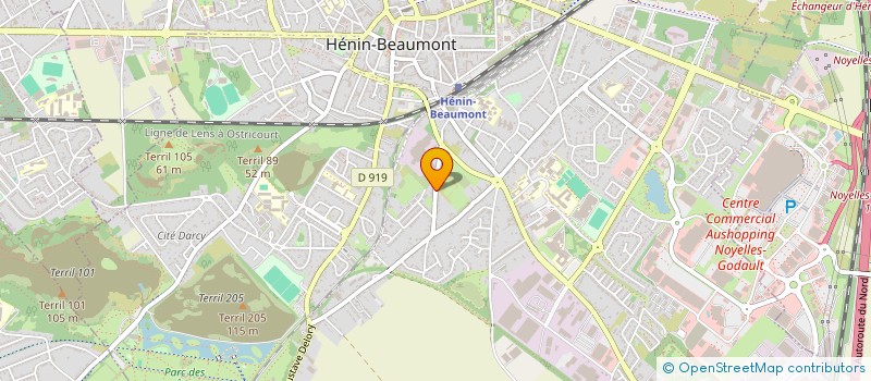 localisation de l'entreprise CERCLE CYNOPHILE HENINOIS  HENIN-BEAUMONT