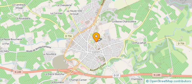 localisation de l'entreprise CERCLE D'ACTION POUR LA SOLIDARITE à VALLET