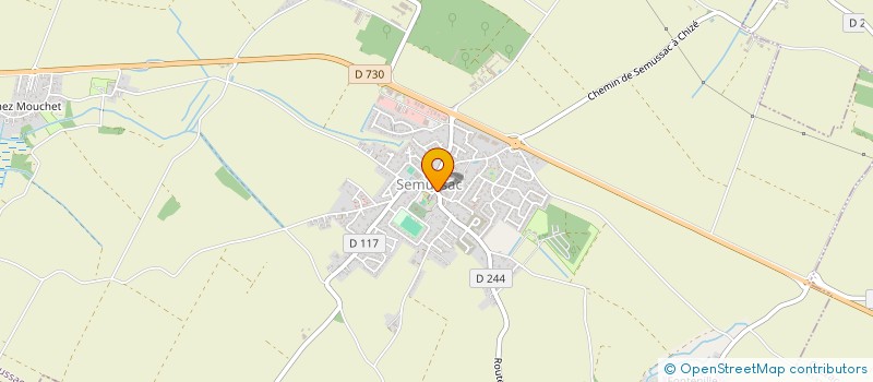 localisation de l'entreprise CERCLE D'AIKIDO SEMUSSACAIS  SEMUSSAC