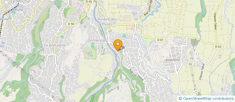 localisation de l'entreprise CERCLE D'AMIS ET DES MEDAILLES DU TRAVAIL 974 à SAINTE-MARIE
