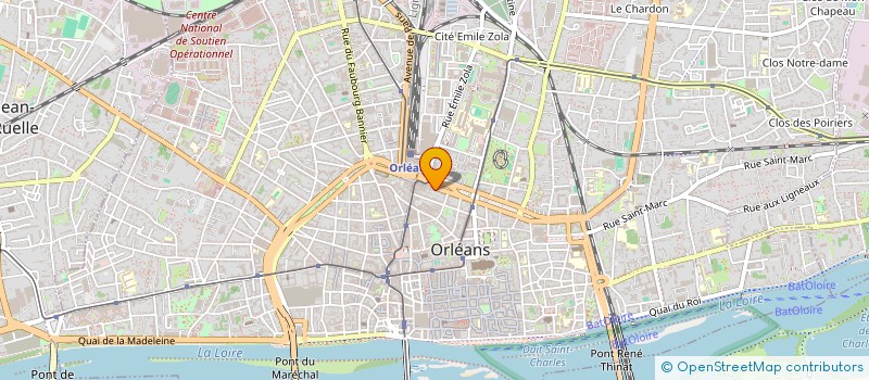 localisation de l'entreprise CERCLE D'AMITIE ET D'AIDE MEDICALE FRANCAIS  ORLEANS