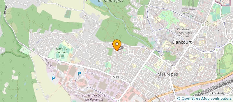 localisation de l'entreprise CERCLE D ARTS MAUREPAS  MAUREPAS