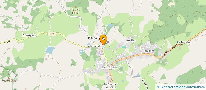 localisation de l'entreprise CERCLE D ARTS PLASTIQUES DES MONEDIERES  CHAMBERET