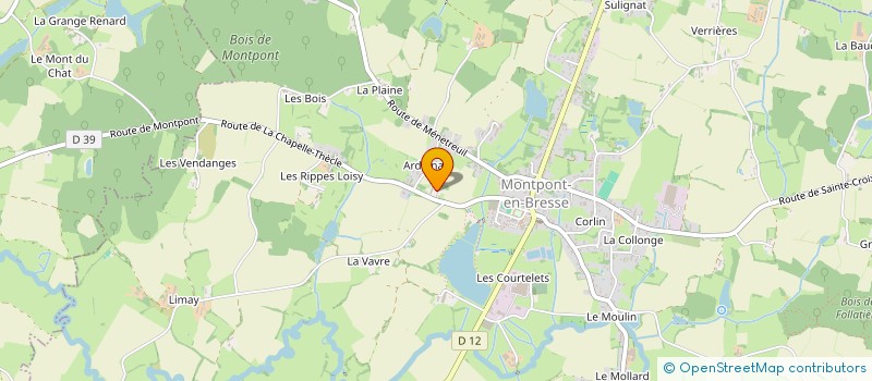 localisation de l'entreprise CERCLE D'AVIRON BRESSE LOUHANNAISE à LOUHANS