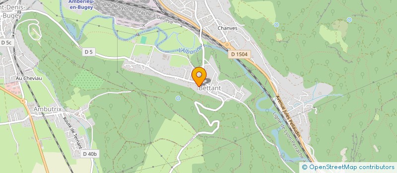 localisation de l'entreprise CERCLE D'ECHECS D'AMBRONAY  AMBRONAY