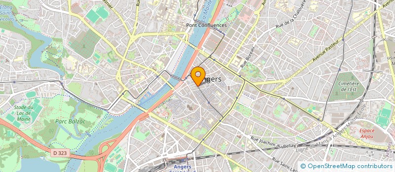 localisation de l'entreprise CERCLE D ECHECS D ANGERS  ANGERS