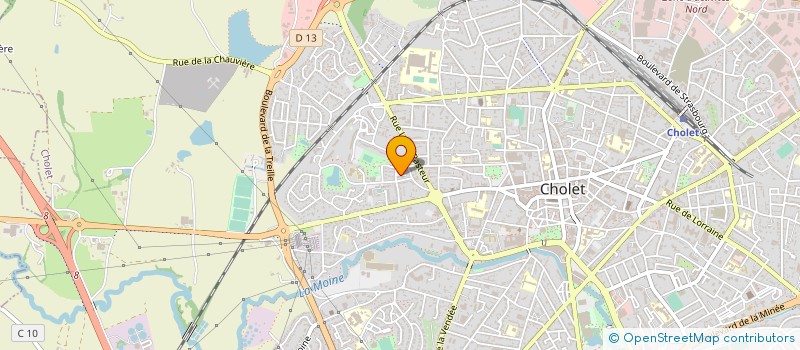 localisation de l'entreprise CERCLE D'ECHECS DE CHOLET à CHOLET