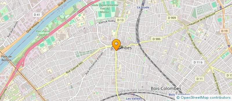 localisation de l'entreprise CERCLE D'ECHECS DE COLOMBES à COLOMBES