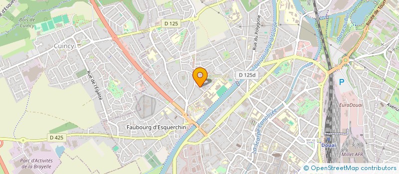 localisation de l'entreprise CERCLE D ECHECS DE DOUAI à DOUAI