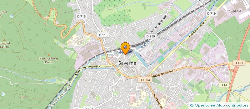 localisation de l'entreprise CERCLE D ECHECS DE SAVERNE  SAVERNE