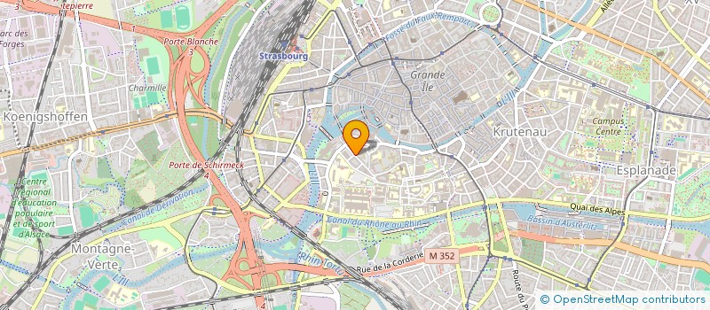 localisation de l'entreprise CERCLE D'ECHECS DE STRASBOURG  STRASBOURG