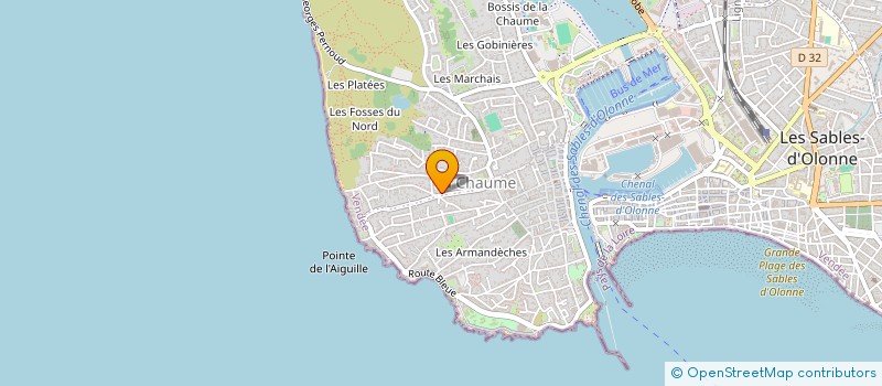 localisation de l'entreprise CERCLE D ECHECS DES SABLES D' OLONNE  LES SABLES-D'OLONNE