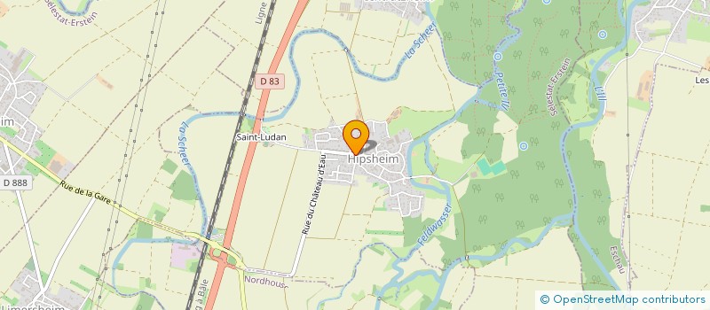 localisation de l'entreprise CERCLE D'ECHECS HIPSHEIM  HIPSHEIM