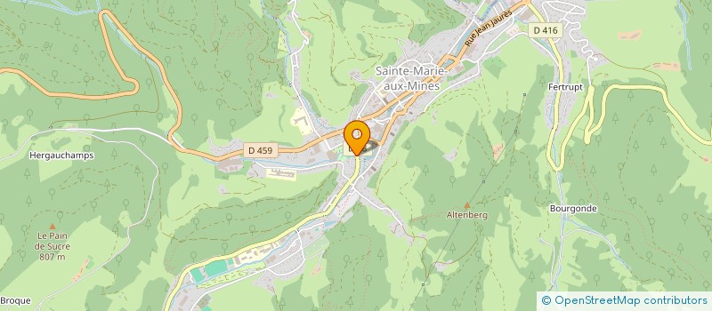 localisation de l'entreprise CERCLE D'ECHECS LA TOUR DU PARC  SAINTE-MARIE-AUX-MINES