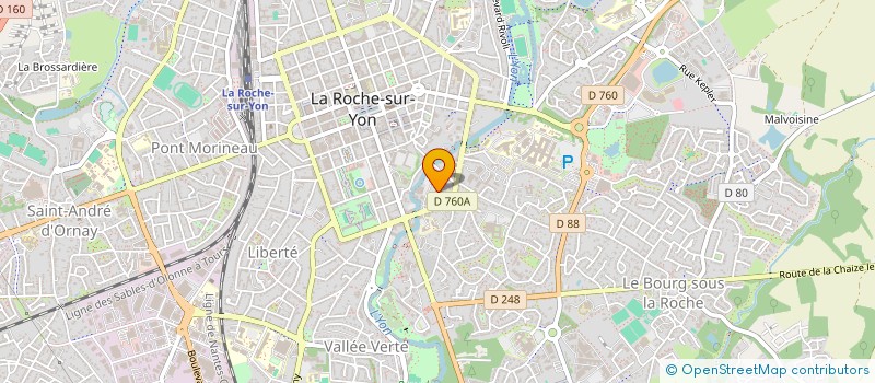 localisation de l'entreprise CERCLE D'ECHECS YONNAIS à LA ROCHE-SUR-YON