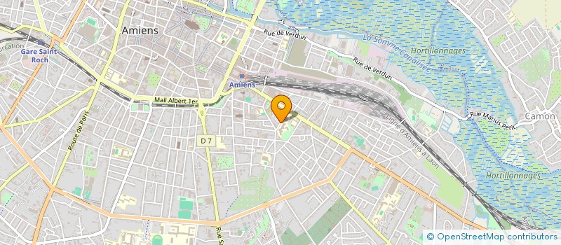 localisation de l'entreprise CERCLE D'ESCRIME AMIENS METROPOLE à AMIENS