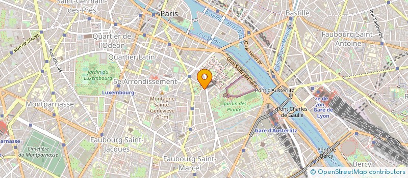 localisation de l'entreprise CERCLE D ESCRIME ANDRE GARDERE CE GARDERE à PARIS