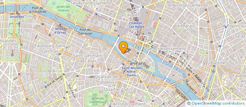 localisation de l'entreprise CERCLE D ESCRIME AU PALAIS à PARIS