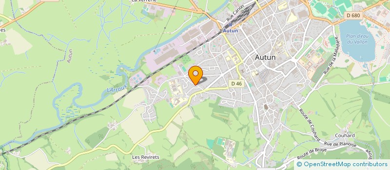 localisation de l'entreprise CERCLE D ESCRIME AUTUNOIS à AUTUN