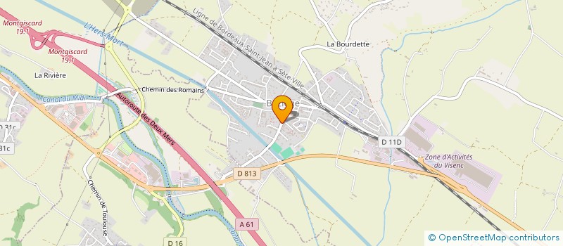 localisation de l'entreprise CERCLE D'ESCRIME BAZIEGEOIS  BAZIEGE