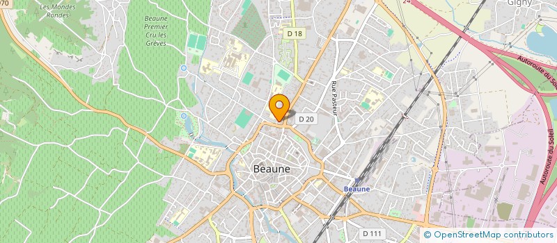 localisation de l'entreprise CERCLE D ESCRIME BEAUNOIS à BEAUNE