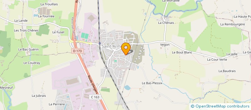 localisation de l'entreprise CERCLE D'ESCRIME CASTELNODAIS  NOYAL-CHATILLON-SUR-SEICHE