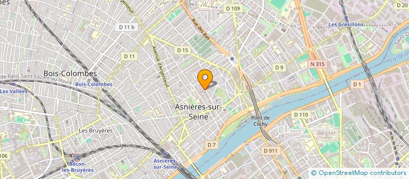 localisation de l'entreprise CERCLE D ESCRIME D ASNIERES  ASNIERES-SUR-SEINE