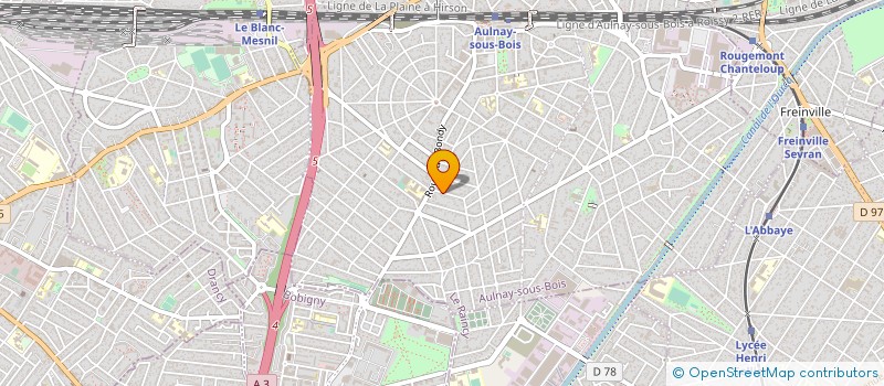 localisation de l'entreprise CERCLE D'ESCRIME D'AULNAY à AULNAY-SOUS-BOIS