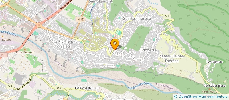 localisation de l'entreprise CERCLE D'ESCRIME DE L'OUEST à LA POSSESSION