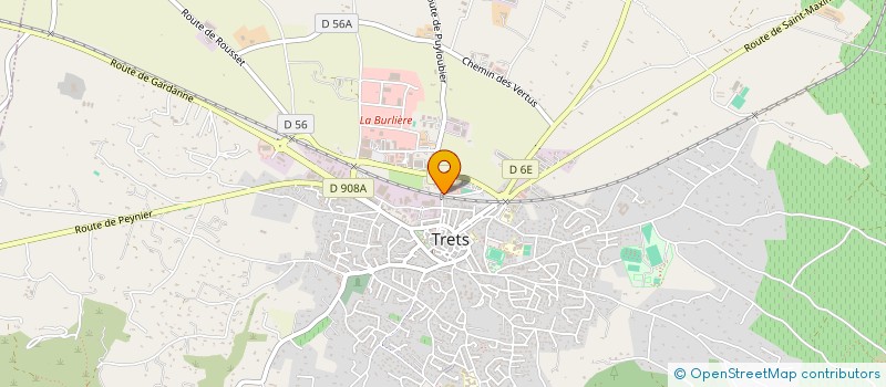 localisation de l'entreprise CERCLE D ESCRIME DE MEYREUIL  TRETS