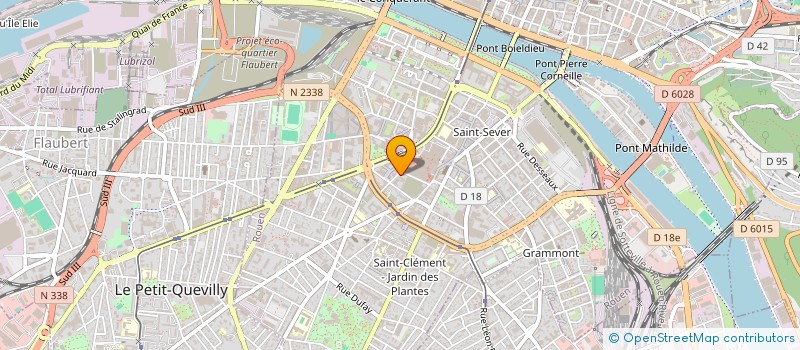 localisation de l'entreprise CERCLE D ESCRIME DE ROUEN à ROUEN