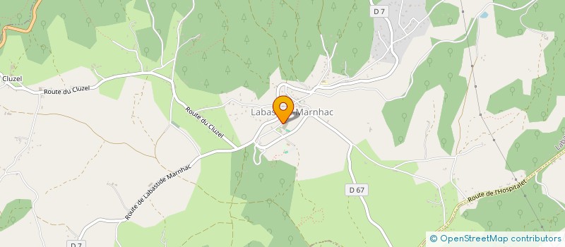 localisation de l'entreprise CERCLE D'ESCRIME DU GRAND CAHORS  LE MONTAT