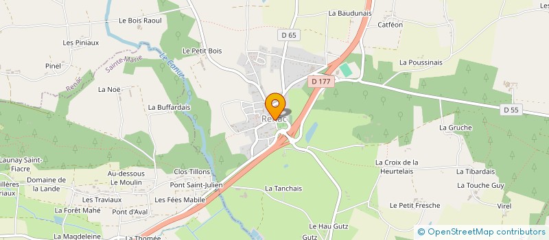 localisation de l'entreprise CERCLE D'ESCRIME DU PAYS DE REDON  REDON