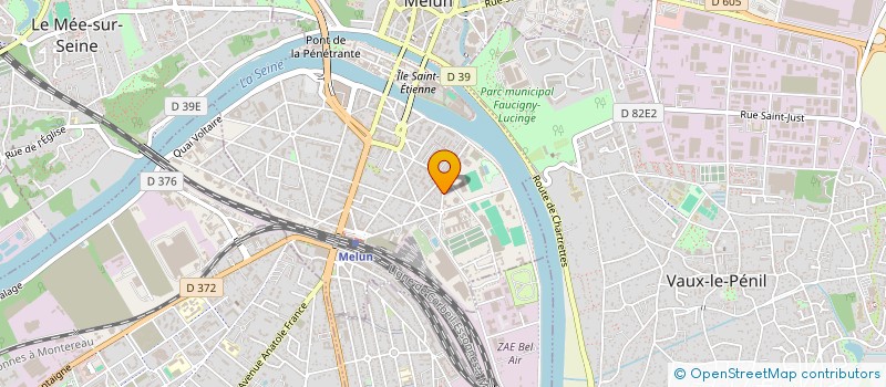 localisation de l'entreprise CERCLE D ESCRIME MELUN VAL DE SEINE à MELUN