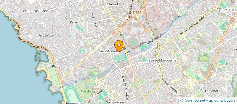 localisation de l'entreprise CERCLE D'ESCRIME MICHELET à MARSEILLE
