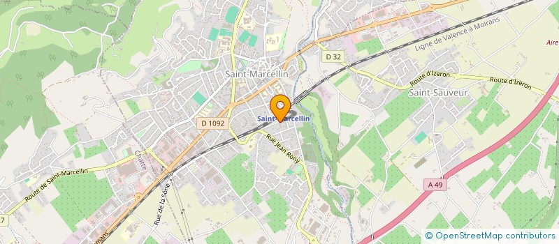 localisation de l'entreprise CERCLE D'ESCRIME NICOLAS CONSTANS  SAINT-MARCELLIN