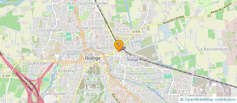 localisation de l'entreprise CERCLE D'ESCRIME ORANGEOIS à ORANGE