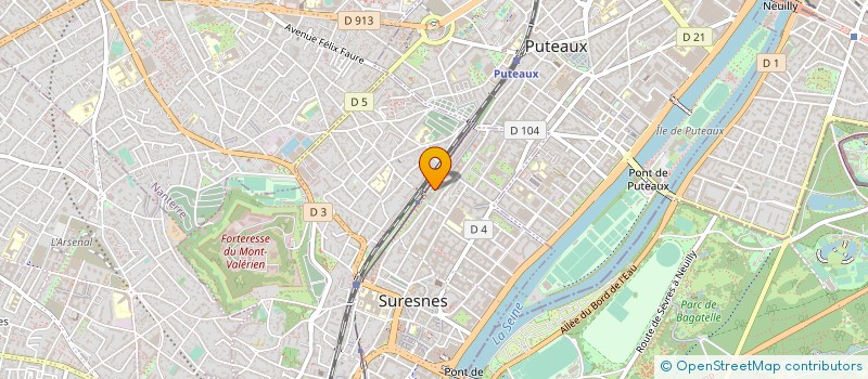 localisation de l'entreprise CERCLE D'ESCRIME SURESNOIS à SURESNES
