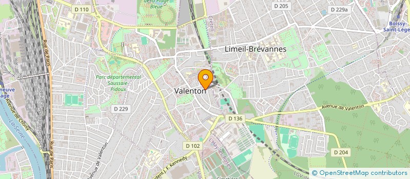 localisation de l'entreprise CERCLE D'ESCRIME VILLENEUVOIS à VALENTON