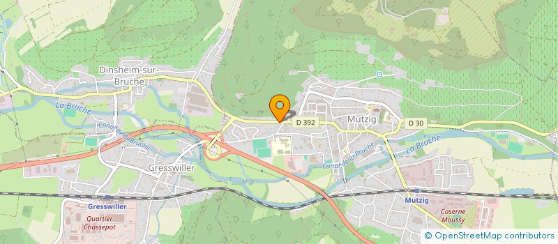 localisation de l'entreprise CERCLE D ETUDE DES FORTIFICATIONS  MUTZIG