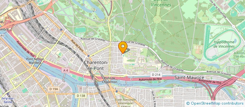 localisation de l'entreprise CERCLE D ETUDES DE LA MATERNITE DE SAINT MAURICE à SAINT-MAURICE