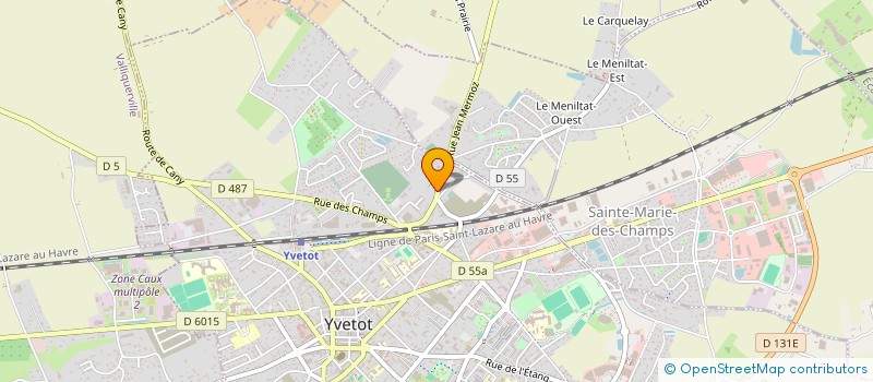 localisation de l'entreprise CERCLE D ETUDES DU PATRIMOINE CAUCHOIS à YVETOT