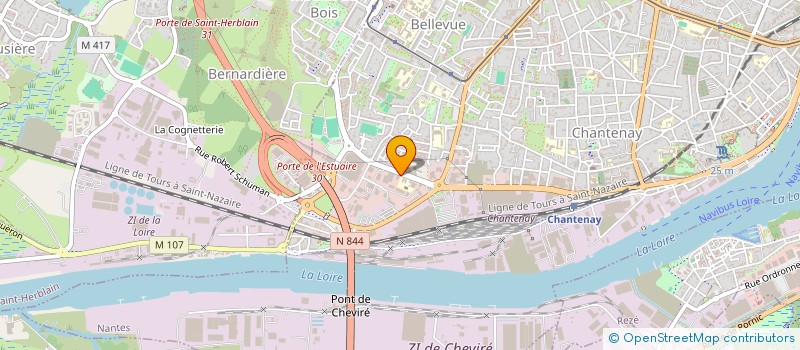 localisation de l'entreprise CERCLE D'ETUDES ET DE RECHERCHE AUTOUR DU LIVRE à NANTES