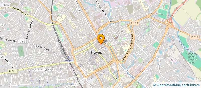 localisation de l'entreprise CERCLE D ETUDES SOCIALISTE DE L AUBE  TROYES