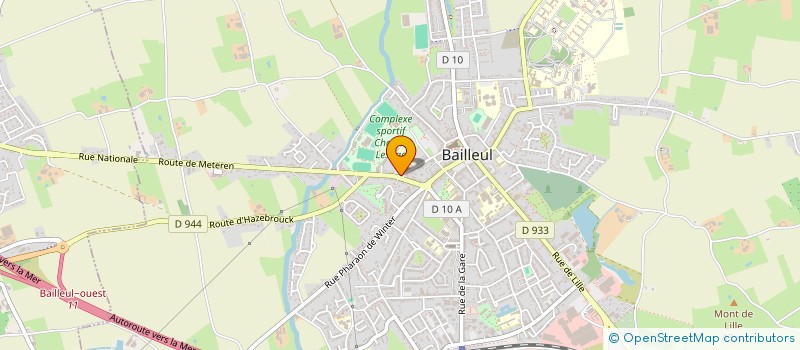 localisation de l'entreprise CERCLE D'HISTOIRE ET D'ARCHEOLOGIE DE BAILLEUL à BAILLEUL